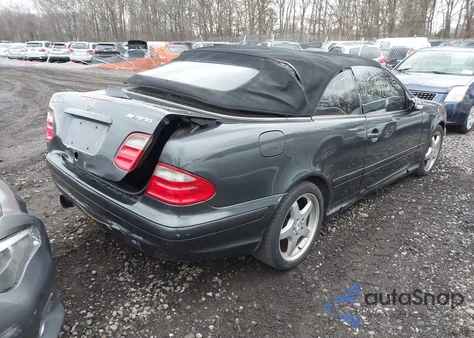 2003 Mercedes-Benz Clk 430 из США, поврежденный, VIN WDBLK70GX3T141429